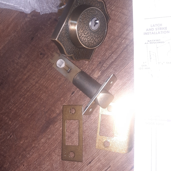 Weiser lock vintage sectional entrance handle lock - Picture 9 of 10